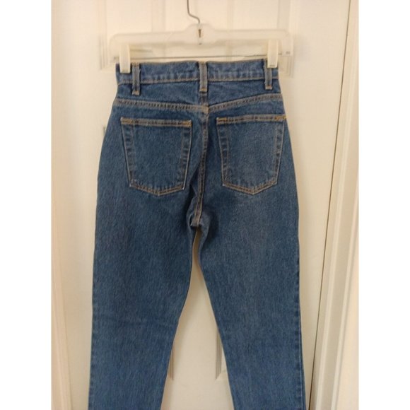 Nwt Women's American Apparel The High Waist Jean Medium Wash Size 24 - Picture 8 of 11